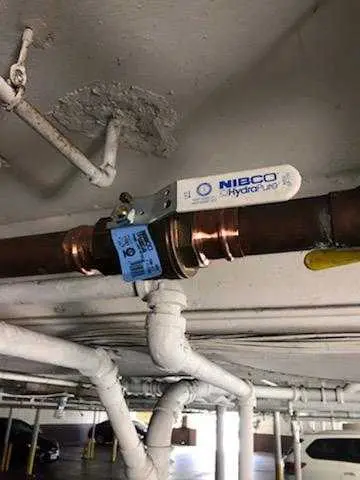 Copper pipe repair and valve work for Backflow Testing in New Boston